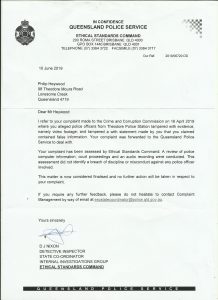 qld police letter